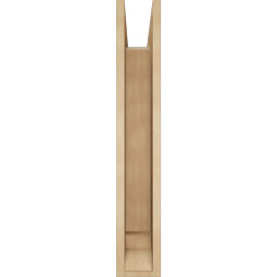 Ekena Millwork - BKTUR0554X30X34TRA01RCPR - Timberthane Faux Wood Traditional Style Bracket w/ Offset Brace, Traditional Ends, 5 1/2"W x 30"D x 34"H, Primed Tan