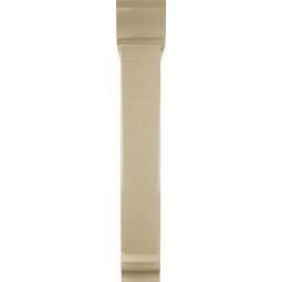 Ekena Millwork - BKTUR0554X30X36TRA01RCPR - Timberthane Faux Wood Traditional Style Bracket w/ Offset Brace, Traditional Ends, 5 1/2"W x 30"D x 36"H, Primed Tan