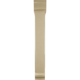 Ekena Millwork - BKTUR0554X32X40TRA01RCPR - Timberthane Faux Wood Traditional Style Bracket w/ Offset Brace, Traditional Ends, 5 1/2"W x 32"D x 40"H, Primed Tan