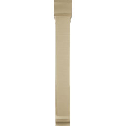 Ekena Millwork - BKTUR0554X32X44TRA01RCPR - Timberthane Faux Wood Traditional Style Bracket w/ Offset Brace, Traditional Ends, 5 1/2"W x 32"D x 44"H, Primed Tan