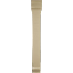 Ekena Millwork - BKTUR0554X36X44TRA01RCPR - Timberthane Faux Wood Traditional Style Bracket w/ Offset Brace, Traditional Ends, 5 1/2"W x 36"D x 44"H, Primed Tan