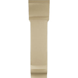 Ekena Millwork - BKTUR0756X28X32TRA01RCPR - Timberthane Faux Wood Traditional Style Bracket w/ Offset Brace, Traditional Ends, 7 1/2"W x 28"D x 32"H, Primed Tan