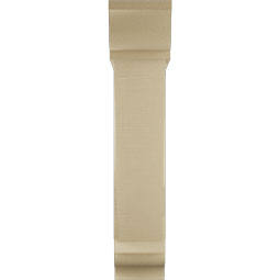 Ekena Millwork - BKTUR0756X30X38TRA01RCPR - Timberthane Faux Wood Traditional Style Bracket w/ Offset Brace, Traditional Ends, 7 1/2"W x 30"D x 38"H, Primed Tan