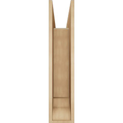 Ekena Millwork - BKTUR0756X32X36TRA01RCPR - Timberthane Faux Wood Traditional Style Bracket w/ Offset Brace, Traditional Ends, 7 1/2"W x 32"D x 36"H, Primed Tan