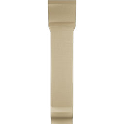 Ekena Millwork - BKTUR0756X32X38TRA01RCPR - Timberthane Faux Wood Traditional Style Bracket w/ Offset Brace, Traditional Ends, 7 1/2"W x 32"D x 38"H, Primed Tan