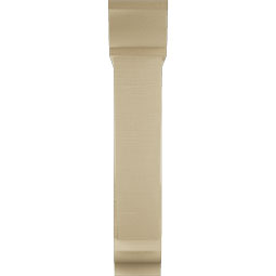 Ekena Millwork - BKTUR0756X32X40TRA01RCPR - Timberthane Faux Wood Traditional Style Bracket w/ Offset Brace, Traditional Ends, 7 1/2"W x 32"D x 40"H, Primed Tan