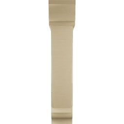 Ekena Millwork - BKTUR0756X34X40TRA01RCPR - Timberthane Faux Wood Traditional Style Bracket w/ Offset Brace, Traditional Ends, 7 1/2"W x 34"D x 40"H, Primed Tan