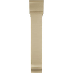 Ekena Millwork - BKTUR0756X36X44TRA01RCPR - Timberthane Faux Wood Traditional Style Bracket w/ Offset Brace, Traditional Ends, 7 1/2"W x 36"D x 44"H, Primed Tan