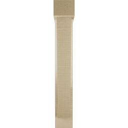 Ekena Millwork - BKTUR0352X16X24TRA05RCPR - Timberthane Faux Wood Traditional Style Bracket w/ Offset Brace, Block Ends, 3 1/2"W x 16"D x 24"H, Primed Tan