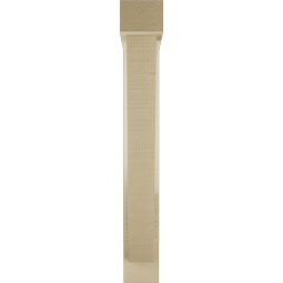 Ekena Millwork - BKTUR0352X18X26TRA05RCPR - Timberthane Faux Wood Traditional Style Bracket w/ Offset Brace, Block Ends, 3 1/2"W x 18"D x 26"H, Primed Tan