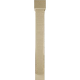 Ekena Millwork - BKTUR0352X20X28TRA05RCPR - Timberthane Faux Wood Traditional Style Bracket w/ Offset Brace, Block Ends, 3 1/2"W x 20"D x 28"H, Primed Tan