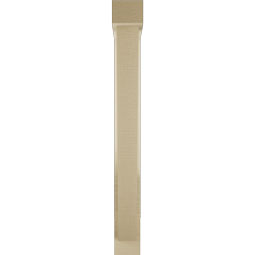 Ekena Millwork - BKTUR0352X20X32TRA05RCPR - Timberthane Faux Wood Traditional Style Bracket w/ Offset Brace, Block Ends, 3 1/2"W x 20"D x 32"H, Primed Tan