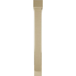Ekena Millwork - BKTUR0352X24X32TRA05RCPR - Timberthane Faux Wood Traditional Style Bracket w/ Offset Brace, Block Ends, 3 1/2"W x 24"D x 32"H, Primed Tan