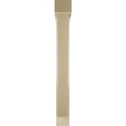 Ekena Millwork - BKTUR0352X26X30TRA05RCPR - Timberthane Faux Wood Traditional Style Bracket w/ Offset Brace, Block Ends, 3 1/2"W x 26"D x 30"H, Primed Tan