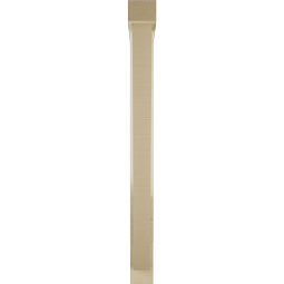 Ekena Millwork - BKTUR0352X28X40TRA05RCPR - Timberthane Faux Wood Traditional Style Bracket w/ Offset Brace, Block Ends, 3 1/2"W x 28"D x 40"H, Primed Tan
