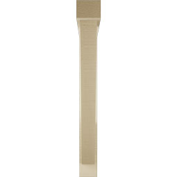 Ekena Millwork - BKTUR0352X30X30TRA05RCPR - Timberthane Faux Wood Traditional Style Bracket w/ Offset Brace, Block Ends, 3 1/2"W x 30"D x 30"H, Primed Tan