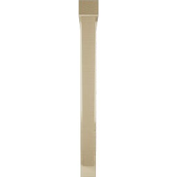 Ekena Millwork - BKTUR0352X30X36TRA05RCPR - Timberthane Faux Wood Traditional Style Bracket w/ Offset Brace, Block Ends, 3 1/2"W x 30"D x 36"H, Primed Tan