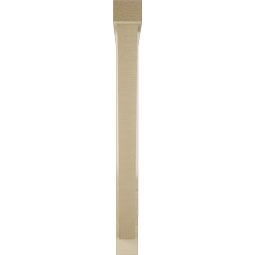 Ekena Millwork - BKTUR0352X32X36TRA05RCPR - Timberthane Faux Wood Traditional Style Bracket w/ Offset Brace, Block Ends, 3 1/2"W x 32"D x 36"H, Primed Tan