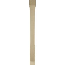 Ekena Millwork - BKTUR0352X32X40TRA05RCPR - Timberthane Faux Wood Traditional Style Bracket w/ Offset Brace, Block Ends, 3 1/2"W x 32"D x 40"H, Primed Tan
