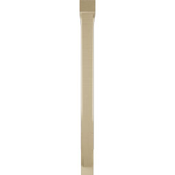 Ekena Millwork - BKTUR0352X32X44TRA05RCPR - Timberthane Faux Wood Traditional Style Bracket w/ Offset Brace, Block Ends, 3 1/2"W x 32"D x 44"H, Primed Tan