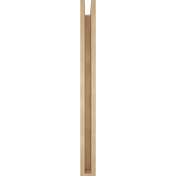 Ekena Millwork - BKTUR0352X34X40TRA05RCPR - Timberthane Faux Wood Traditional Style Bracket w/ Offset Brace, Block Ends, 3 1/2"W x 34"D x 40"H, Primed Tan