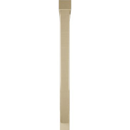 Ekena Millwork - BKTUR0352X34X42TRA05RCPR - Timberthane Faux Wood Traditional Style Bracket w/ Offset Brace, Block Ends, 3 1/2"W x 34"D x 42"H, Primed Tan