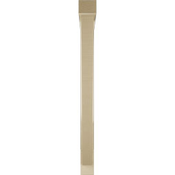 Ekena Millwork - BKTUR0352X36X40TRA05RCPR - Timberthane Faux Wood Traditional Style Bracket w/ Offset Brace, Block Ends, 3 1/2"W x 36"D x 40"H, Primed Tan