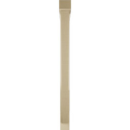 Ekena Millwork - BKTUR0352X36X44TRA05RCPR - Timberthane Faux Wood Traditional Style Bracket w/ Offset Brace, Block Ends, 3 1/2"W x 36"D x 44"H, Primed Tan