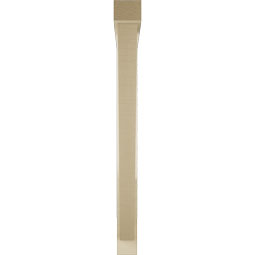 Ekena Millwork - BKTUR0352X38X38TRA05RCPR - Timberthane Faux Wood Traditional Style Bracket w/ Offset Brace, Block Ends, 3 1/2"W x 38"D x 38"H, Primed Tan