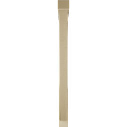 Ekena Millwork - BKTUR0352X38X44TRA05RCPR - Timberthane Faux Wood Traditional Style Bracket w/ Offset Brace, Block Ends, 3 1/2"W x 38"D x 44"H, Primed Tan