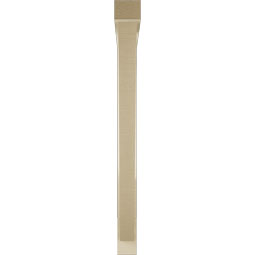Ekena Millwork - BKTUR0352X40X40TRA05RCPR - Timberthane Faux Wood Traditional Style Bracket w/ Offset Brace, Block Ends, 3 1/2"W x 40"D x 40"H, Primed Tan