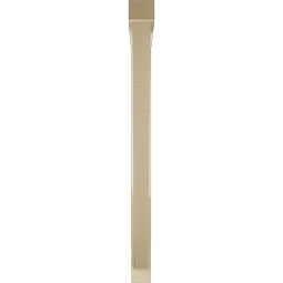 Ekena Millwork - BKTUR0352X40X44TRA05RCPR - Timberthane Faux Wood Traditional Style Bracket w/ Offset Brace, Block Ends, 3 1/2"W x 40"D x 44"H, Primed Tan