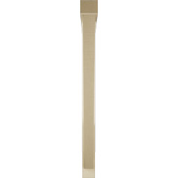Ekena Millwork - BKTUR0352X42X42TRA05RCPR - Timberthane Faux Wood Traditional Style Bracket w/ Offset Brace, Block Ends, 3 1/2"W x 42"D x 42"H, Primed Tan