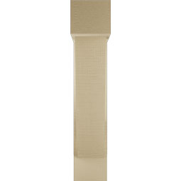 Ekena Millwork - BKTUR0554X20X28TRA05RCPR - Timberthane Faux Wood Traditional Style Bracket w/ Offset Brace, Block Ends, 5 1/2"W x 20"D x 28"H, Primed Tan