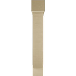 Ekena Millwork - BKTUR0554X28X36TRA05RCPR - Timberthane Faux Wood Traditional Style Bracket w/ Offset Brace, Block Ends, 5 1/2"W x 28"D x 36"H, Primed Tan