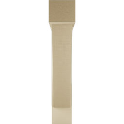 Ekena Millwork - BKTUR0554X30X30TRA05RCPR - Timberthane Faux Wood Traditional Style Bracket w/ Offset Brace, Block Ends, 5 1/2"W x 30"D x 30"H, Primed Tan