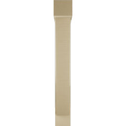 Ekena Millwork - BKTUR0554X30X42TRA05RCPR - Timberthane Faux Wood Traditional Style Bracket w/ Offset Brace, Block Ends, 5 1/2"W x 30"D x 42"H, Primed Tan