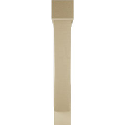 Ekena Millwork - BKTUR0554X32X36TRA05RCPR - Timberthane Faux Wood Traditional Style Bracket w/ Offset Brace, Block Ends, 5 1/2"W x 32"D x 36"H, Primed Tan