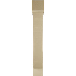 Ekena Millwork - BKTUR0554X32X38TRA05RCPR - Timberthane Faux Wood Traditional Style Bracket w/ Offset Brace, Block Ends, 5 1/2"W x 32"D x 38"H, Primed Tan