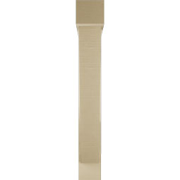 Ekena Millwork - BKTUR0554X32X40TRA05RCPR - Timberthane Faux Wood Traditional Style Bracket w/ Offset Brace, Block Ends, 5 1/2"W x 32"D x 40"H, Primed Tan