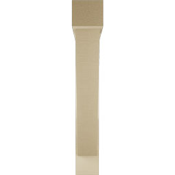 Ekena Millwork - BKTUR0554X36X36TRA05RCPR - Timberthane Faux Wood Traditional Style Bracket w/ Offset Brace, Block Ends, 5 1/2"W x 36"D x 36"H, Primed Tan