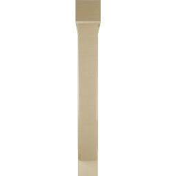 Ekena Millwork - BKTUR0554X36X44TRA05RCPR - Timberthane Faux Wood Traditional Style Bracket w/ Offset Brace, Block Ends, 5 1/2"W x 36"D x 44"H, Primed Tan