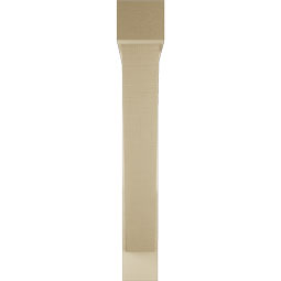 Ekena Millwork - BKTUR0554X38X38TRA05RCPR - Timberthane Faux Wood Traditional Style Bracket w/ Offset Brace, Block Ends, 5 1/2"W x 38"D x 38"H, Primed Tan