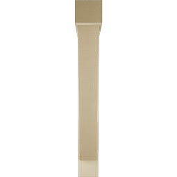 Ekena Millwork - BKTUR0554X42X42TRA05RCPR - Timberthane Faux Wood Traditional Style Bracket w/ Offset Brace, Block Ends, 5 1/2"W x 42"D x 42"H, Primed Tan