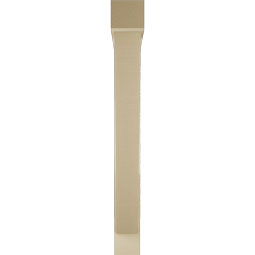 Ekena Millwork - BKTUR0554X42X48TRA05RCPR - Timberthane Faux Wood Traditional Style Bracket w/ Offset Brace, Block Ends, 5 1/2"W x 42"D x 48"H, Primed Tan