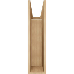 Ekena Millwork - BKTUR0756X22X30TRA05RCPR - Timberthane Faux Wood Traditional Style Bracket w/ Offset Brace, Block Ends, 7 1/2"W x 22"D x 30"H, Primed Tan