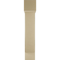Ekena Millwork - BKTUR0756X30X42TRA05RCPR - Timberthane Faux Wood Traditional Style Bracket w/ Offset Brace, Block Ends, 7 1/2"W x 30"D x 42"H, Primed Tan