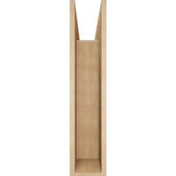 Ekena Millwork - BKTUR0756X32X36TRA05RCPR - Timberthane Faux Wood Traditional Style Bracket w/ Offset Brace, Block Ends, 7 1/2"W x 32"D x 36"H, Primed Tan