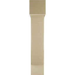 Ekena Millwork - BKTUR0756X32X40TRA05RCPR - Timberthane Faux Wood Traditional Style Bracket w/ Offset Brace, Block Ends, 7 1/2"W x 32"D x 40"H, Primed Tan