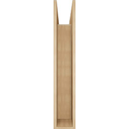 Ekena Millwork - BKTUR0756X32X44TRA05RCPR - Timberthane Faux Wood Traditional Style Bracket w/ Offset Brace, Block Ends, 7 1/2"W x 32"D x 44"H, Primed Tan